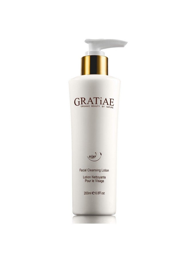 Organic Facial Cleansing Lotion Face Cleanser Cleansing Milk Face Wash Ultrahydrating Gentle Face Cleanser & Makeup Remover Moisturizing Hydrating Gentle Nondrying Deep Clean 6.8Fl Oz