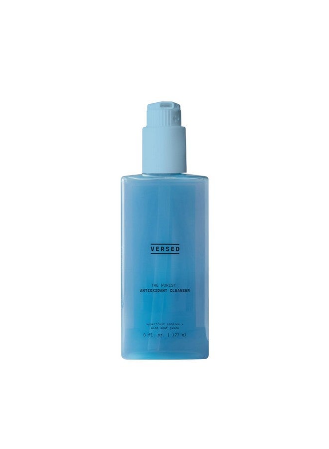 The Purist Daily Antioxidant Gentle Face Cleanser Daily Gel Cleanser + Moisturizing Face Wash For Sensitive Skin Superfruit Complex Aloe Leaf + Vitamin B5 Vegan (6 Fl Oz)