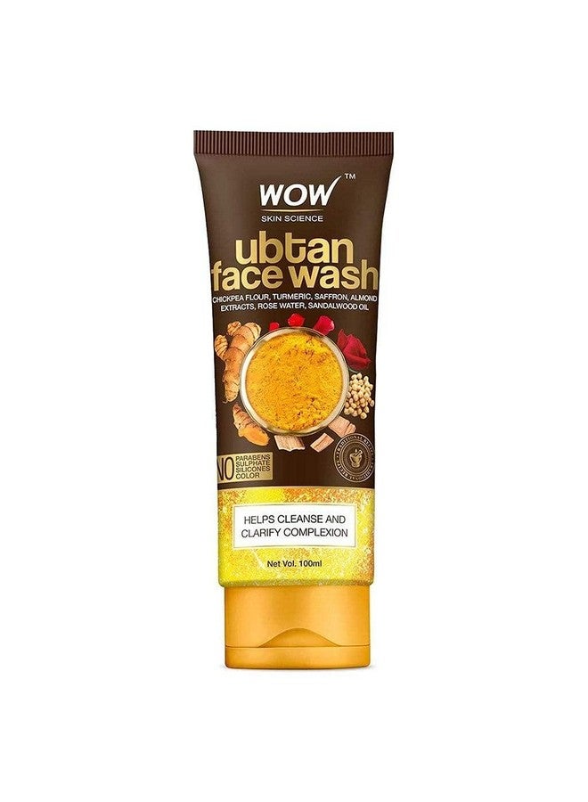 Ubtan Face Wash With Chickpea Flour Turmeric Moisturize Skin Help With Dryness 100Ml