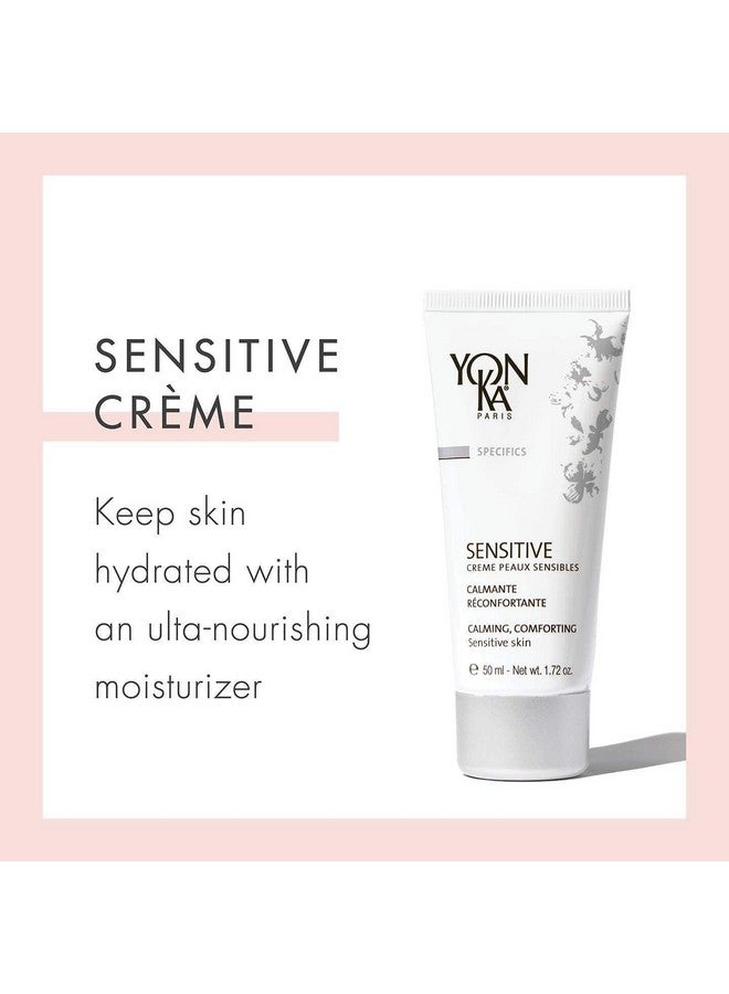 Yonka Sensitive Creme (50Ml) Hydrating Facial Moisturizer For Sensitive Skin Prebiotic And Probiotic Skincare Fragrancefree
