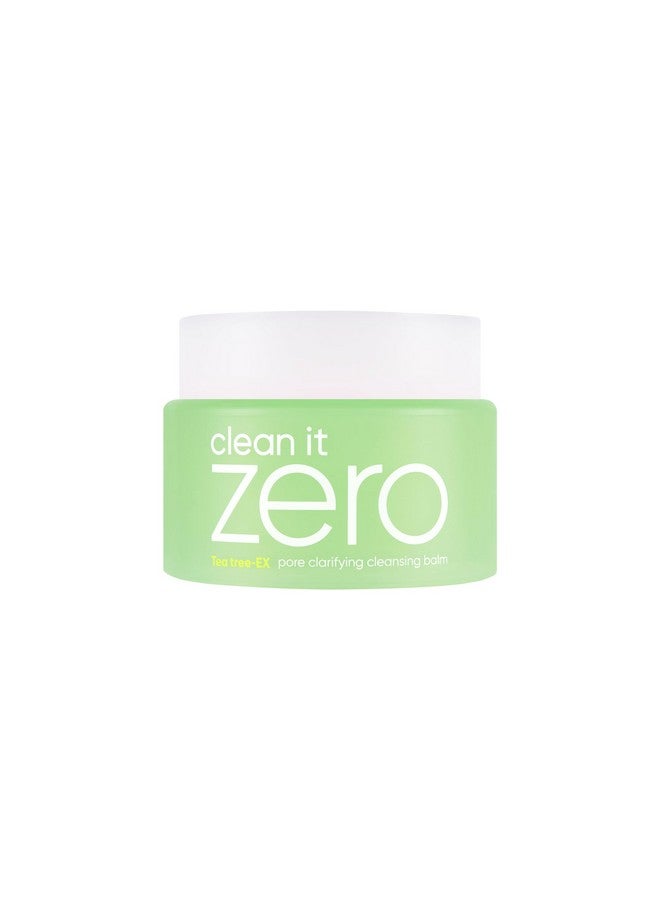 Clean It Zero Pore Clarifying Cleansing Balm Korean Makeup Remover For Oily/Acne Prone Skin Vegan & Made With Tea Tree Oil + 4Terpineol 100Ml/3.38 Fl Oz…