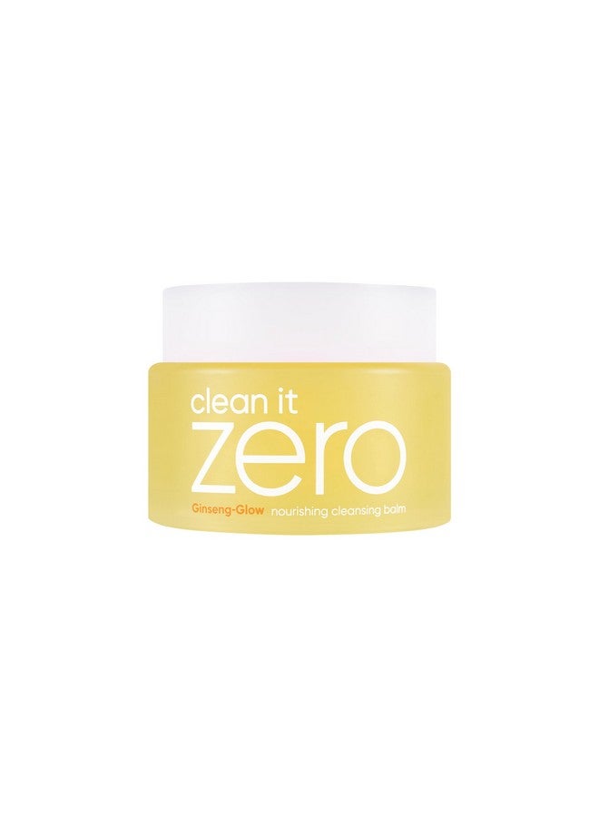 Clean It Zero Nourishing Cleansing Balm Korean Makeup Remover For Dry Skin Vegan & Made With Ginseng Root And Berry 100Ml/3.38 Fl Oz