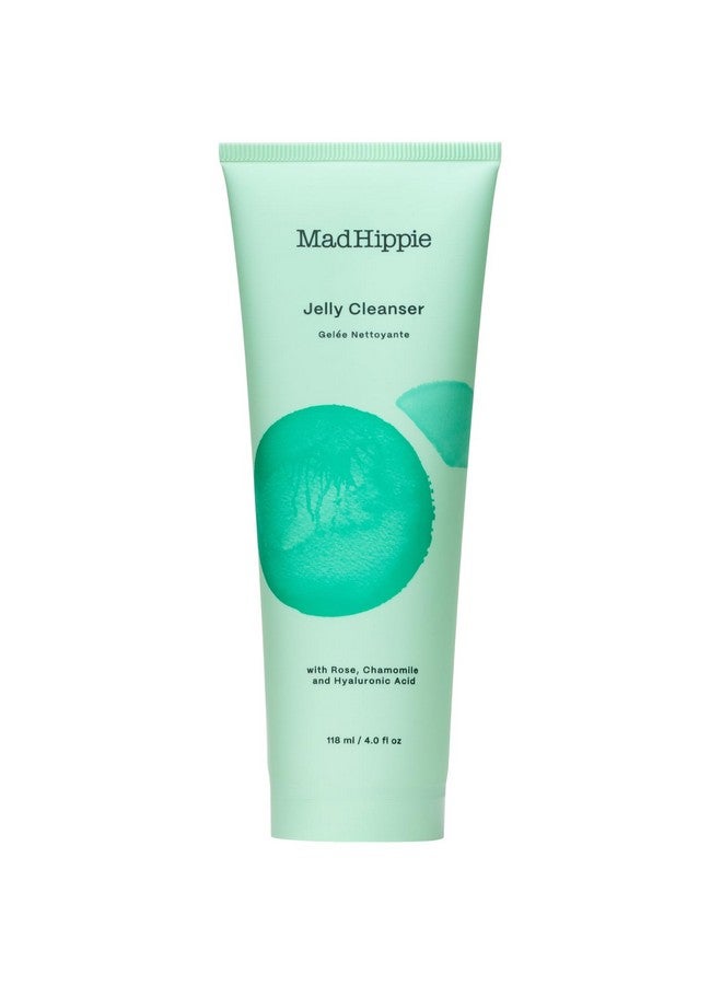 Jelly Cleanser Jelly To Milky Hydrating Face Wash For Women/Men With Rose Chamomile And Hyaluronic Acid 4 Fl Oz