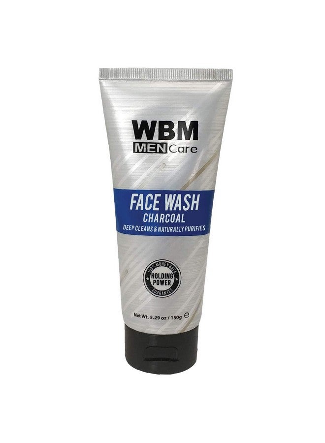 Care Men Deep Cleanse Charcoal Face Wash Daily Facial Cleanser For All Skin Types 5.29 Oz
