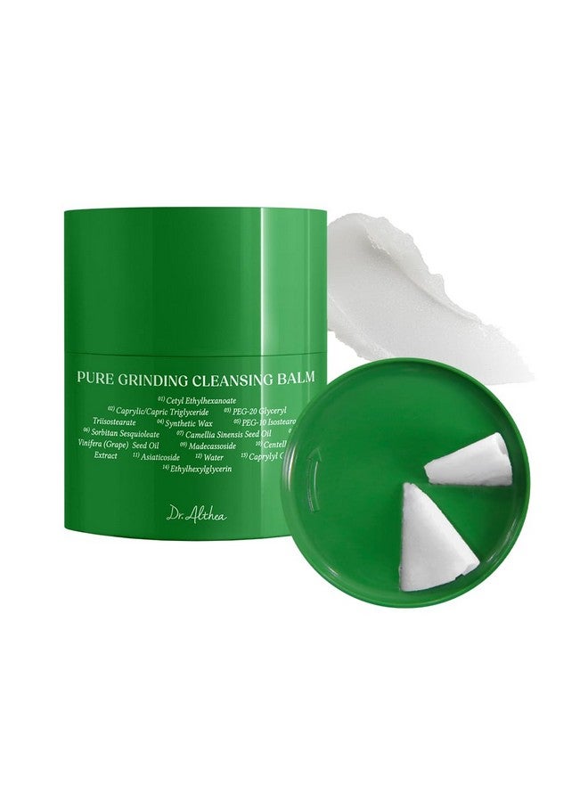 Pure Grinding Cleansing Balm Hygienic Grinding Balm Vegan Formula Sensitive Skin Safe 14 Essential Ingredients Strong Cleansing Effect Lightweight Sorbet Texture