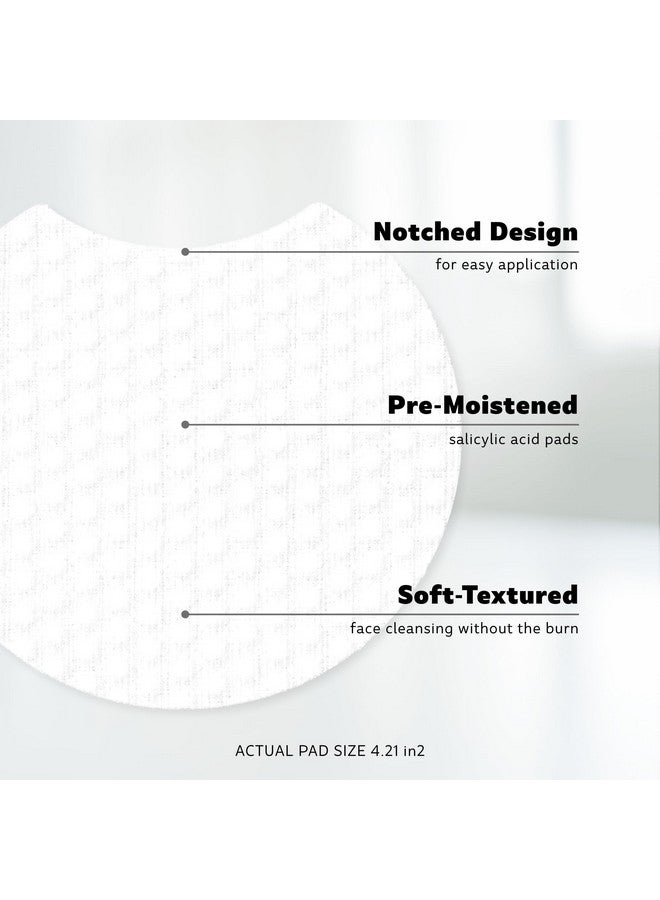 Medicated Acne Pads Maximum 90 Count Pack Of 3 Facial Cleansing Wipes Alcoholfree Face Pads Acne Treatment For Face For Moderate Acne Smooth Application