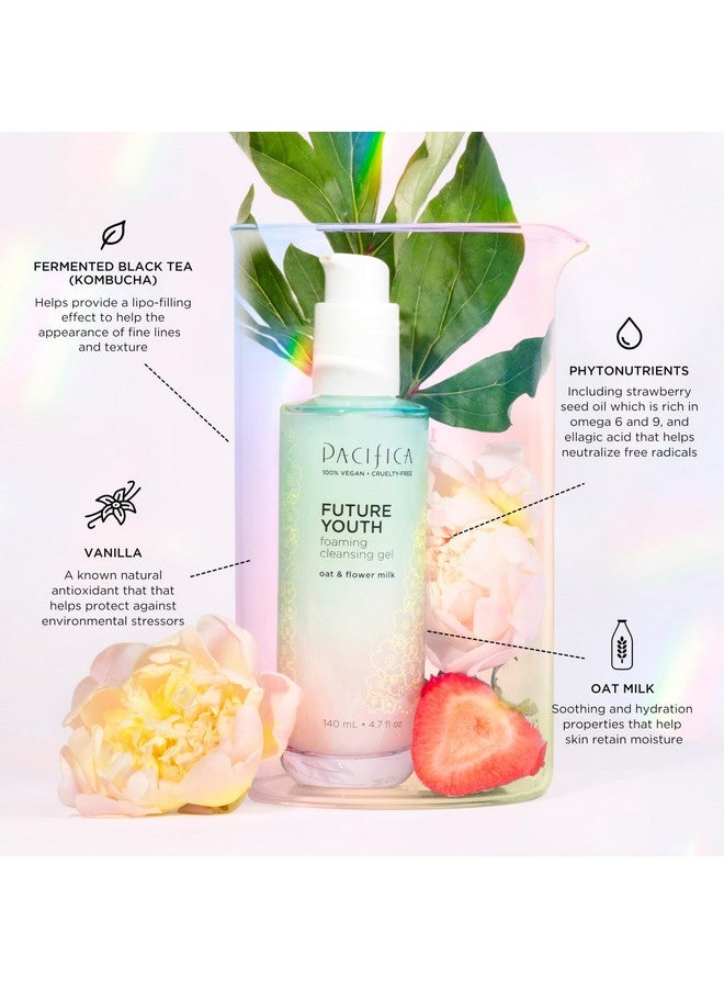 Beauty Future Youth Foaming Cleansing Gel Gentle Face Wash Facial Cleanser For All Skin Types Ectoin Alcoholfree Dermatologist Tested Makeup Melting Cleanser Vegan