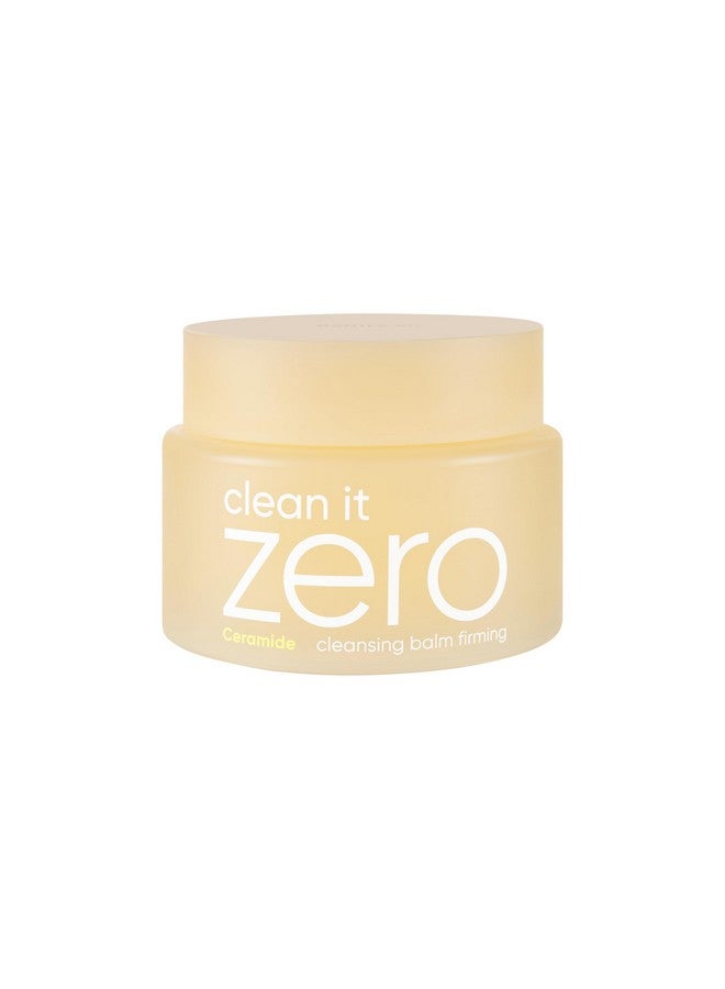 Clean It Zero Firming Cleansing Balm With Moringa Cermaide Vegan Makeup Removing Facial Wash 100Ml