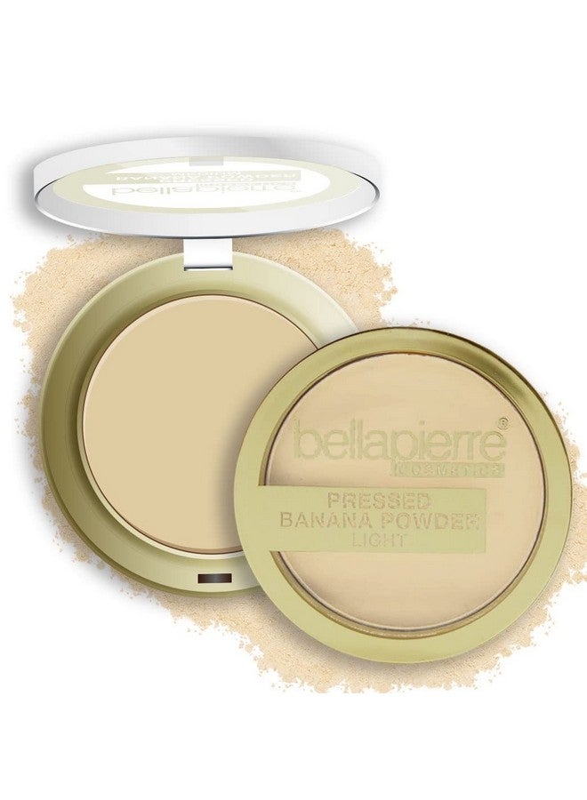 Pressed Banana Setting Powder Lightweight Compact Colorcorrecting Powder With All Day Makeup Protection Eliminates Blotchiness And Dark Spots Light 0.28 Oz