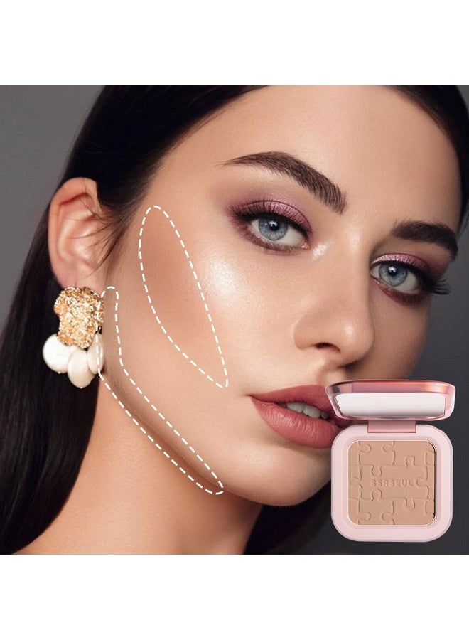 Face Contour Palette Face Sculpting Contouring Palette Powder Bronzer Makeup Palette With Brush Highly Pigmented Contour Powder For Contouring