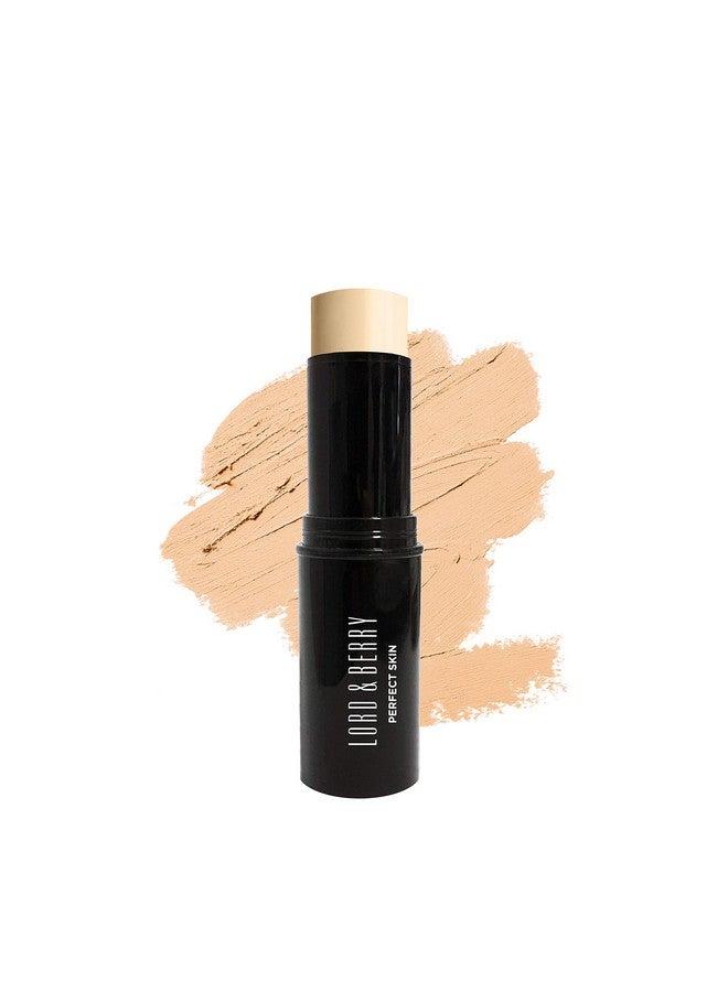Perfect Skin Smooth Creamy Natural Look Foundation Stick Soft Matte Finish With Oak Stem Cells Olive Oil Argon Oil Hyaluronic Acid And Vitamin E Natural Ivory
