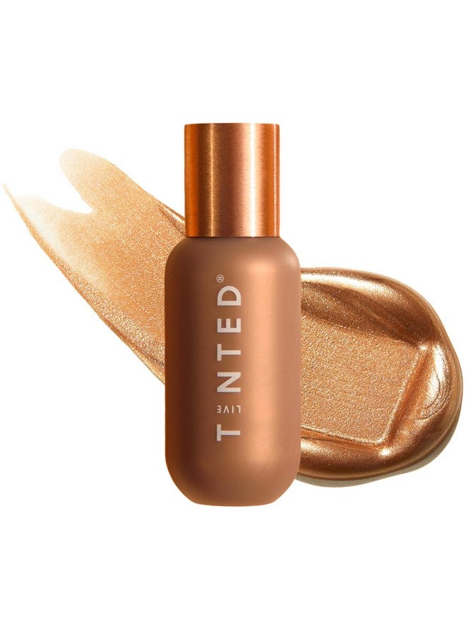 Hueglow Liquid Highlighter Drops In Dusk Bronze Color Seruminfused Highlighter For Face And Body Hydrating Litfromwithin Glow 1.7Fl Oz / 50Ml