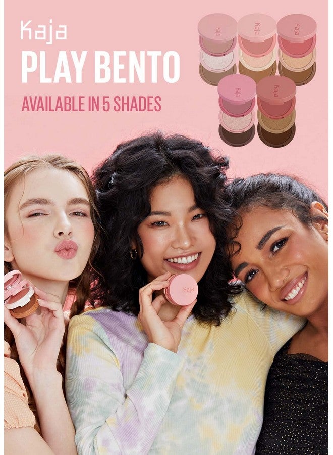 3In1 Blendable Sculpting Trio Play Bento With Mango Seed Butter Cream Bronzer Powder Blush And Highlighter 02 Cloud Latte