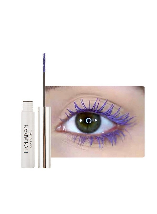 12 Color Mascara Colorful Fiber Mascara Charming Longlasting Mascara Thick & Long Eyelash Waterproof And Smudgeproof Eyes Makeup (Violet)