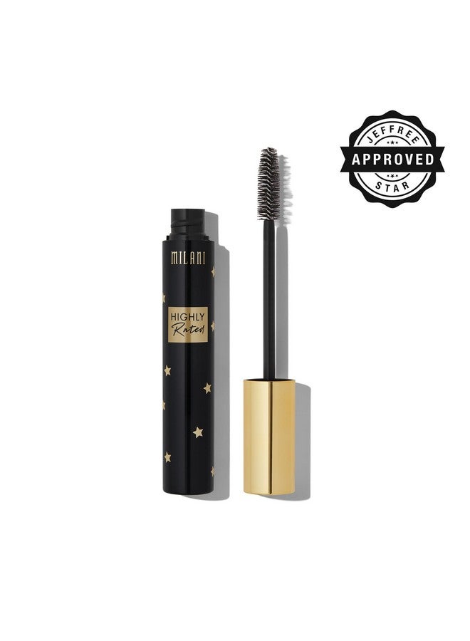 Milani Highly Rated Mascara Black Lengthening And Voluminous Mascara Best Mascara Separates And Builds Lashes Use With Milani Makeup (0.41 Fl. Oz.)