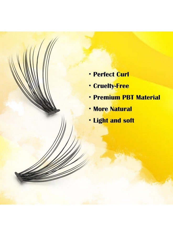 20D Lash Clusters Individual Lashes 240 Pcs Individual Lash Extensions Volume Soft Lightweight Thickness 0.07Mm C Curl False Eyelashes 10/11/12/13/14Mm (1014Mm Mixed）