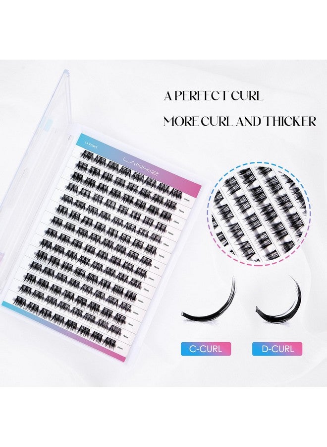 Diy Eyelash Extensionindividual Lash Extensions120 Cluster Soft And Lightweight 1020Mm Mix Resuale Wide Band Cluster Lashes For Home Use (Cross)