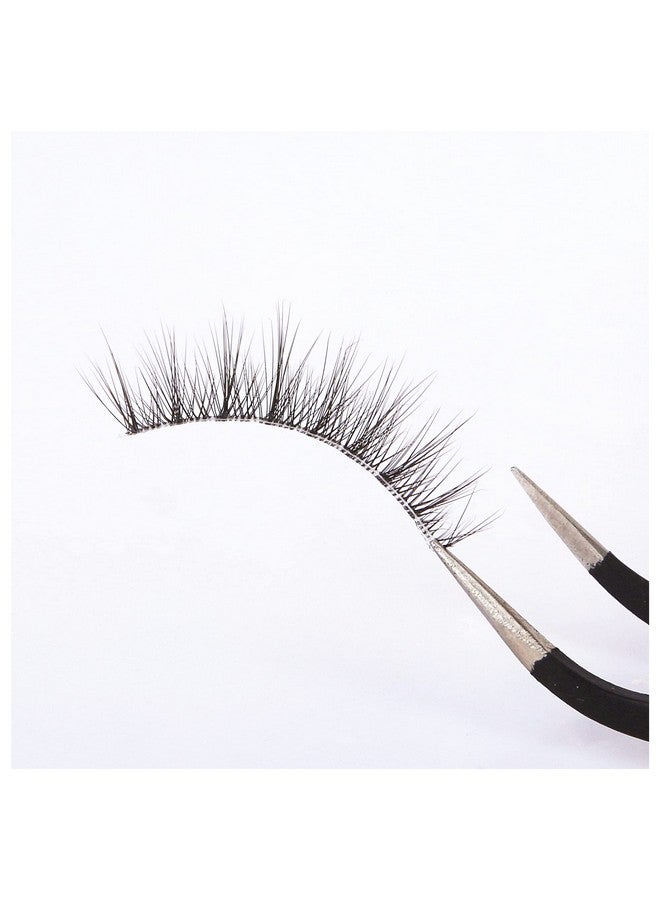 Natural Lashes Short False Eyelashes Wispy Lashes Clear Band Lashes Pack Light Volume Soft Fake Eye Lashes 7 Pairs Multipack