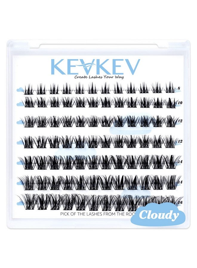 Lash Clusters 84 Pcs Cluster Lashes Eyelash Clusters Diy Cluster Eyelash Extensions Individual Lashes Thin Band & Soft(Cloudyc816Mix)