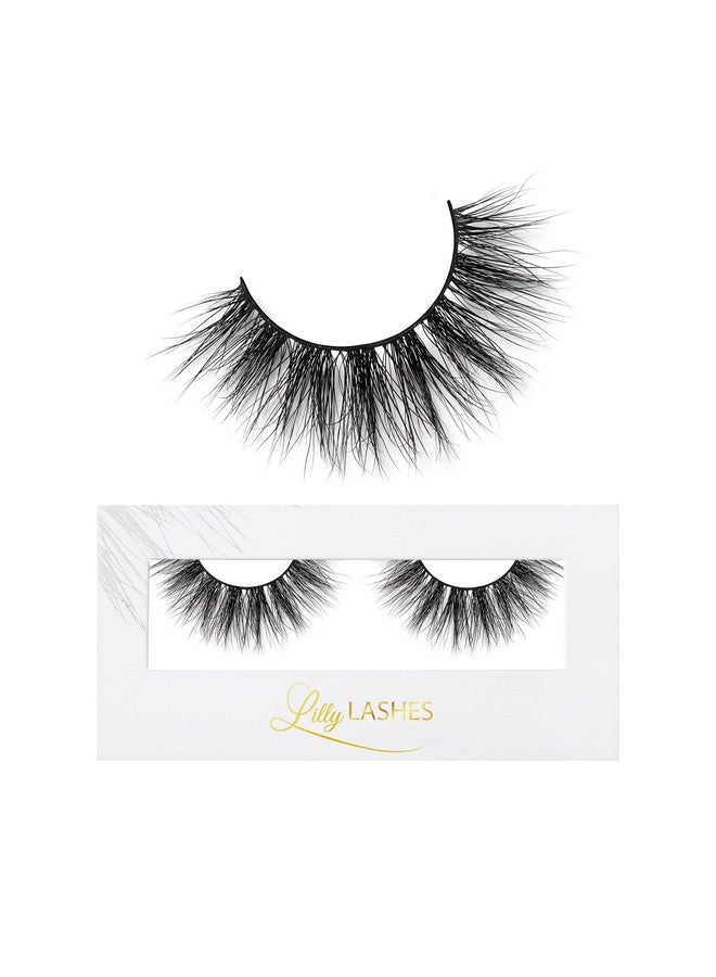 Miami Lite Natural Looking Lashes Mink Mink Lashes False Eyelashes Fluffy Lashes Strip Lashes Round Shaped And Fluttery Fake Eyelashes 15Mm Length Reusable Up To 15 Wears