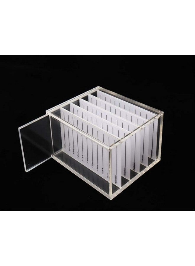 Acrylic 5 Layers Clear Eyelash Storage Box Makeup Display Container Eyelashes Holder Case Grafting Eyelash Transparent Box Extension Tool