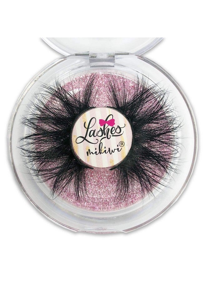 3 Pairs Lashes E013 25Mm Mink Lashes 3D Mink Lashes Thick Handmade Full Strip Lashes Cruelty Free Luxury Makeup Dramatic Lashes Pack3 (E013)