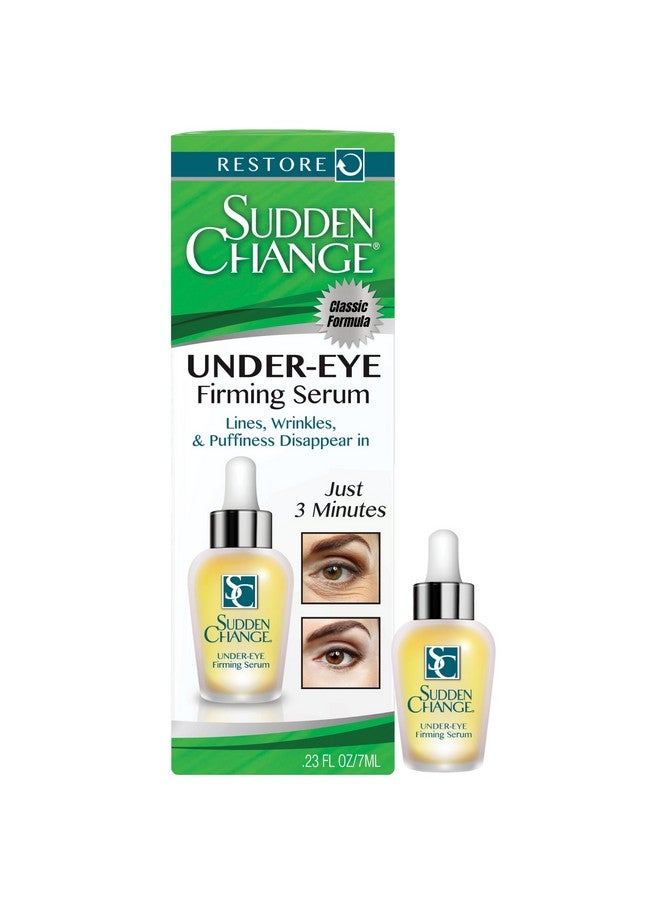 Instant Undereye Firming Serum (Classic Formula) Undereye Bags Treatment For Puffiness Lines & Wrinkles Wear With Or Without Makeup 3 Minute Results (0.23 Oz)