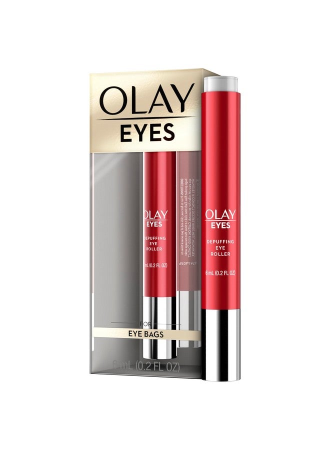 Eye Treatment By Olay Eyes Depuffing Eye Roller With Vitamin E Massages To Help Reduce Puffiness And Instantly Awaken Tiredlooking Eyes 0.2 Fl Oz