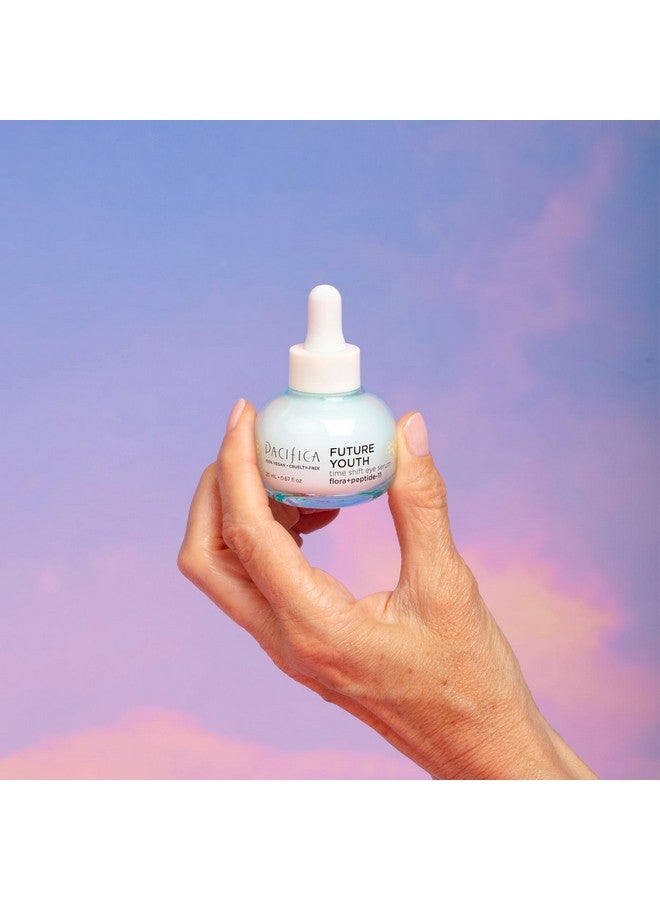 Beauty Future Youth Time Shift Eye Serum Brighten Dark Circles Improve Fine Lines Ectoin Lightweight Fragrance Free Hydrating Youthful Skin Firming Vegan Cruelty Free