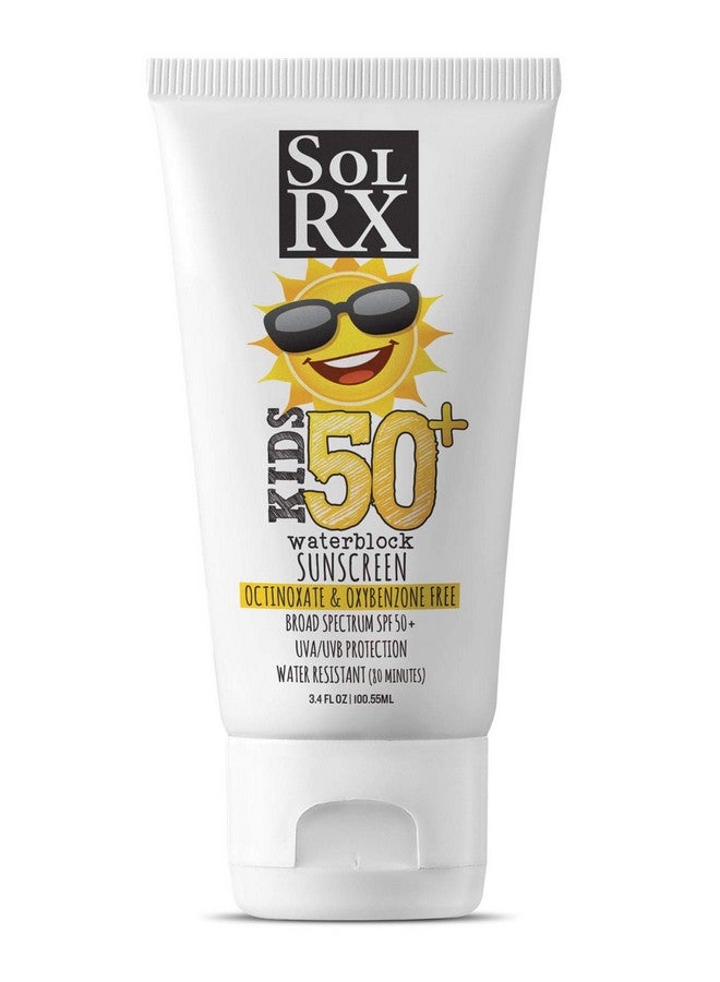 Kid'S Sport Sunscreen Spf 50+ Oxybenzone Free Sunscreen Reef Safe Sunscreen For Face And Body Won'T Run Into Eyes