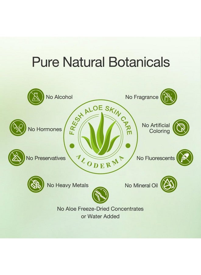 Organic Aloe Vera Gel For Face Made Within 12 Hours Of Harvest 96% Pure Aloe Vera Gel For Skin Scalp & Hair Soothing Aloe Face Moisturizer Multipurpose Hydrating Aloe Gel 7Oz 3Pack