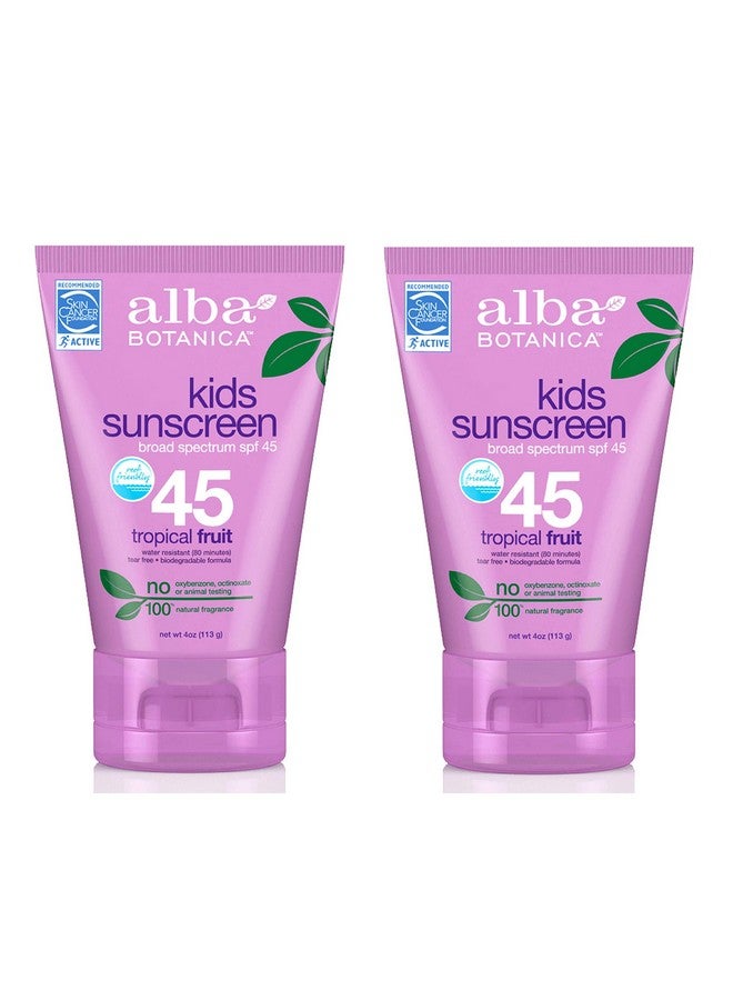 Very Emollient Kids Sunscreen Spf 45 4 Oz (Pack Of 2)