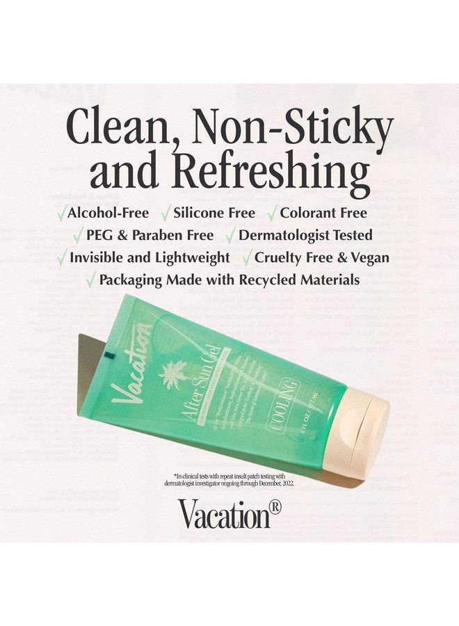After Sun Gel + Airfreshener Bundle Soothing Aloe Vera Gel For Sunburn Relief Hydrating After Sun Care Nonsticky Cooling Aloe Gel Sunburn Relief Alcohol Free 6 Fl. Oz.