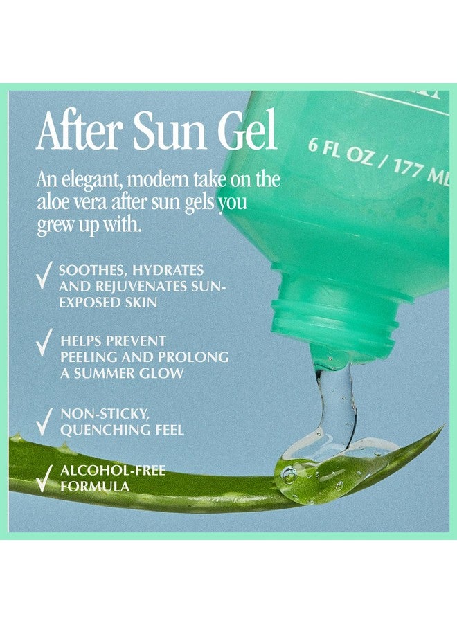 After Sun Gel + Airfreshener Bundle Soothing Aloe Vera Gel For Sunburn Relief Hydrating After Sun Care Nonsticky Cooling Aloe Gel Sunburn Relief Alcohol Free 6 Fl. Oz.