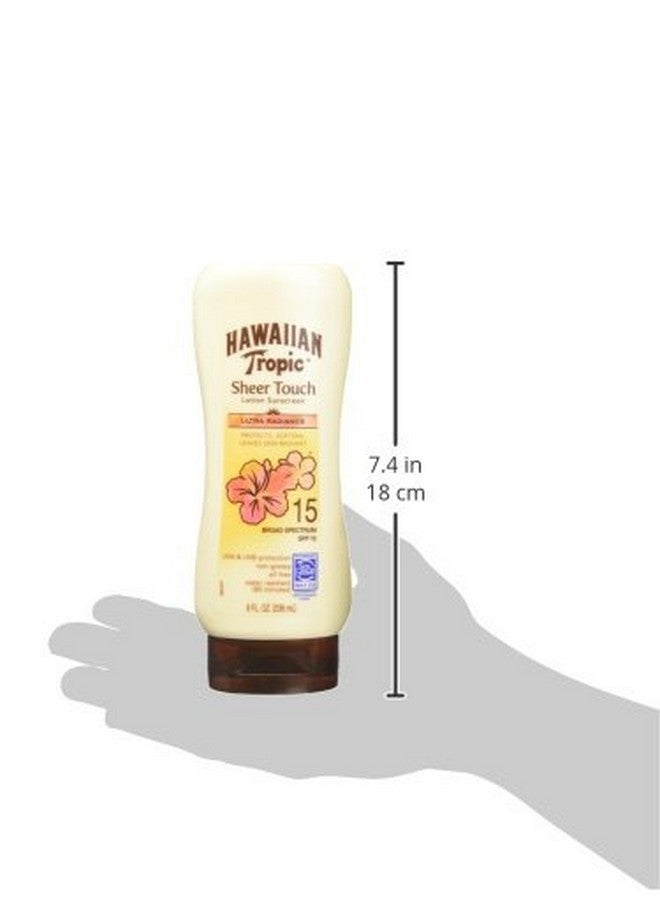 Sheer Touch Broad Spectrum Sun Care Lotion Spf 15 Coconut 8 Fl Oz