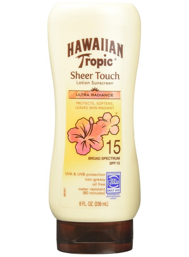 Sheer Touch Broad Spectrum Sun Care Lotion Spf 15 Coconut 8 Fl Oz