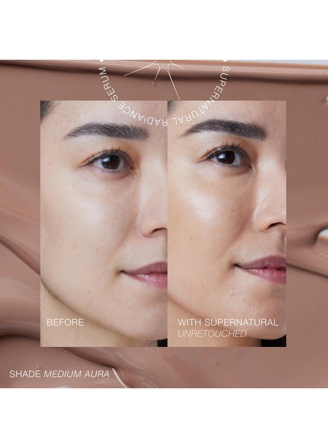 Supernatural Radiance Serum Spf 30 Sunscreen Tinted Sunscreen Serum Glowy Skin Tint With Spf Mineral Tinted Sunscreen With Zinc Oxide