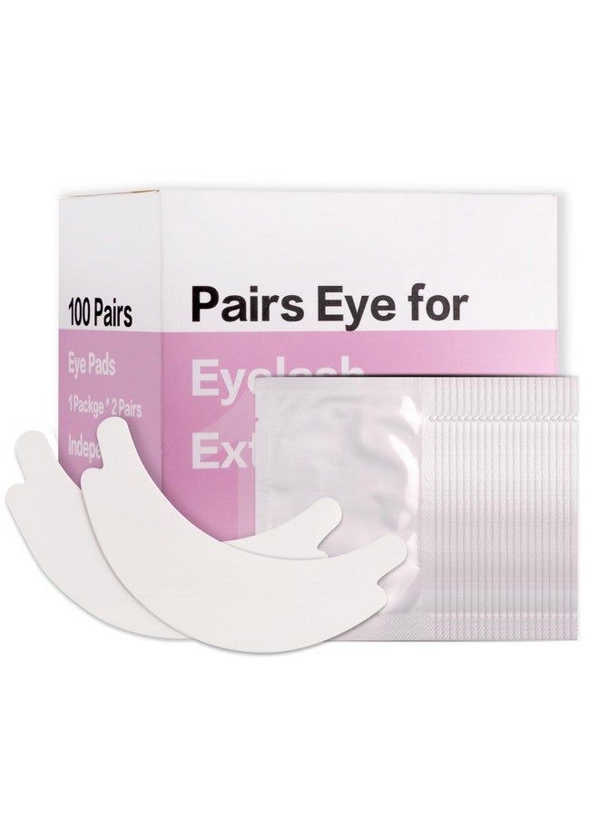 Foam Eye Pads For Eyelash Extensions Individual Sticky Under Eye Pads For Watery Eyes Hypoallergenic Waterproof Lint Free Lash Extension Supplies(100 Pairs)
