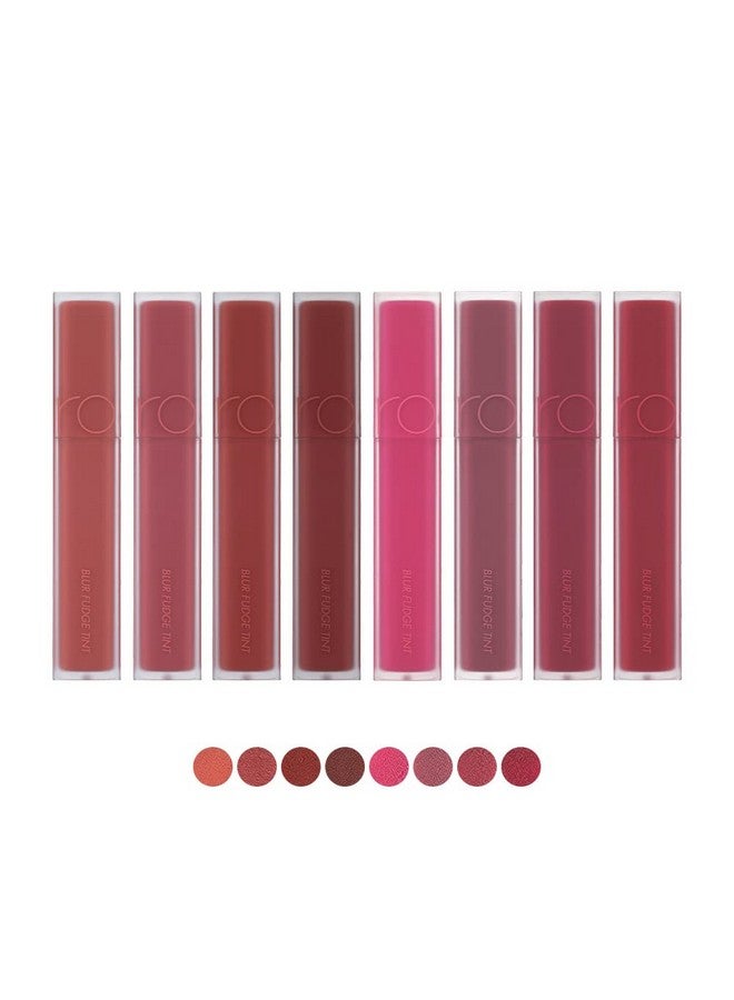 Blur Fudge Tint Matte Lipstick Light Weight Cream Type Super Stay Kbeauty Highly Pigmentmoisturizing0.17Oz (02 Rosiental)