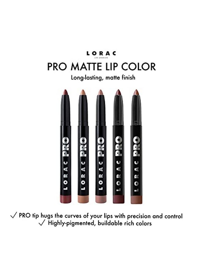 Pro Matte Lipstick Greige Longlasting Color Antioxidant Infused Cruelty Free Gluten Free Vegan