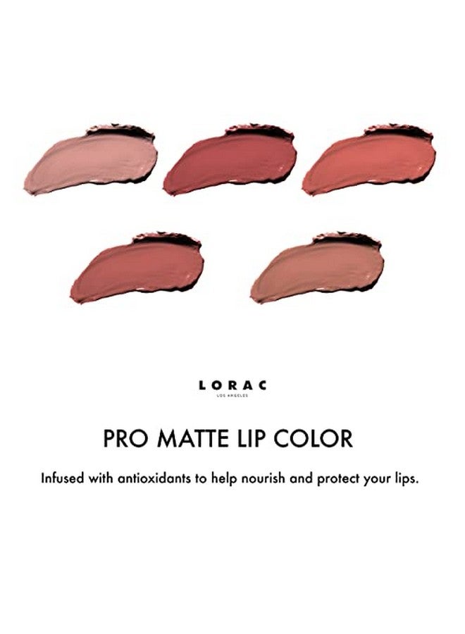 Pro Matte Lipstick Greige Longlasting Color Antioxidant Infused Cruelty Free Gluten Free Vegan