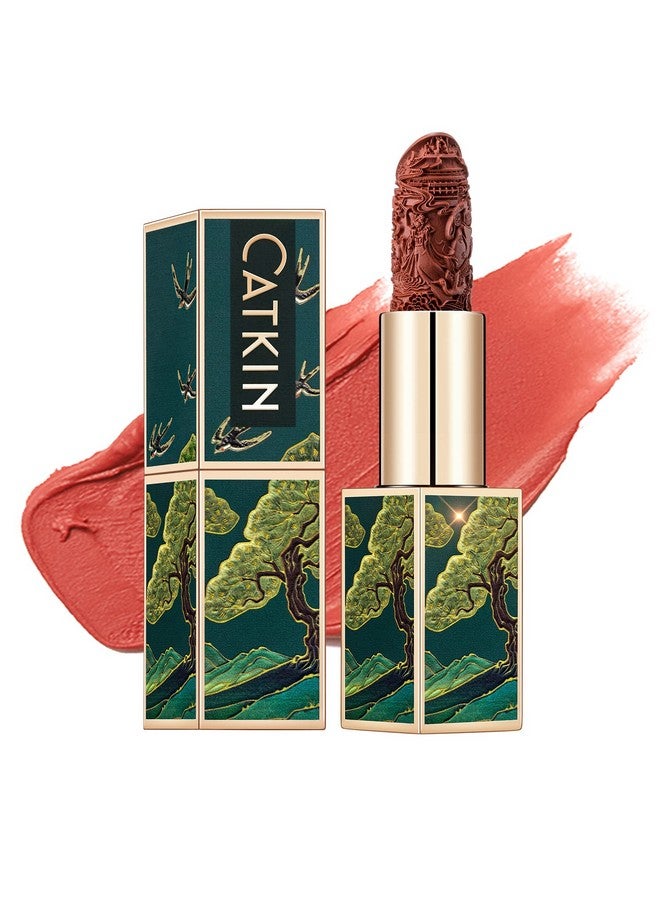 Rouge Matte Lipstick Waterproof Long Lasting Satin Moisturizing Smooth Soft 0.13 Ouncechinese Style (137)