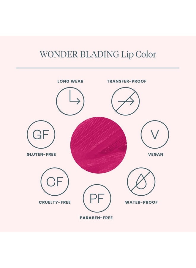 Wonder Blading Lip Stain Peel Off Masque Long Lasting Waterproof And Transfer Proof Pink Lip Tint Matte Finish Peel Off Lip Stain (Darling Masque)