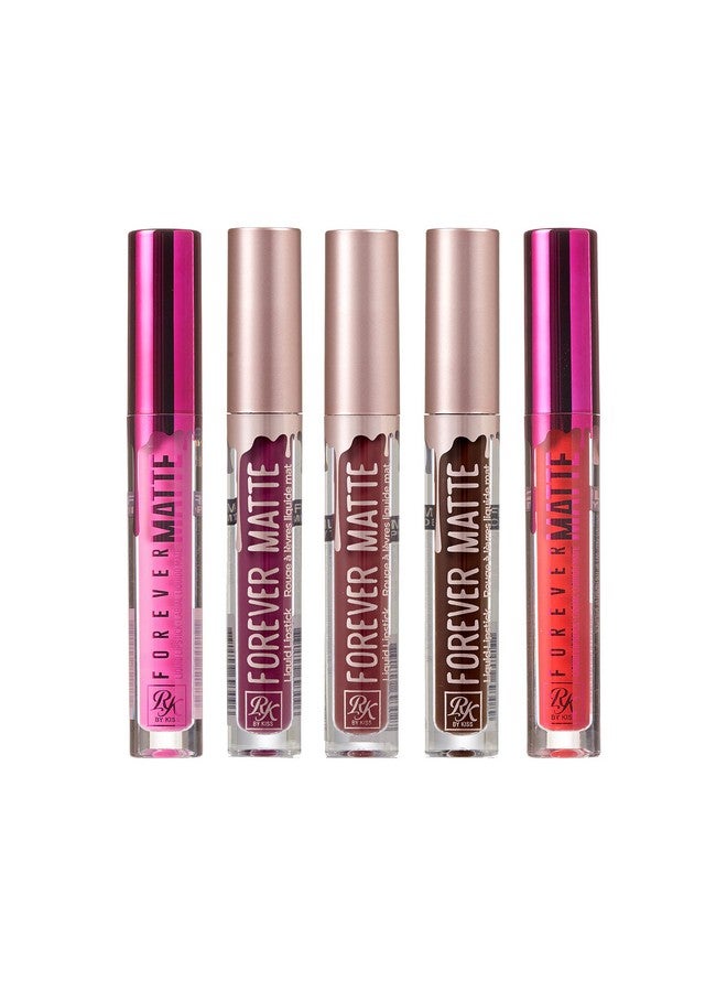 Forever Matte Liquid Lipstick 5 Pack Rfml08&13&14&21&22