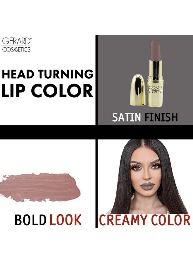 Lipstick Underground Mauve Grey Lipstick With Luxe Satin Finish Highly Pigmented Smooth Formula With Hydrating Ingredients Long Lasting Cruelty Free & Made In Usa