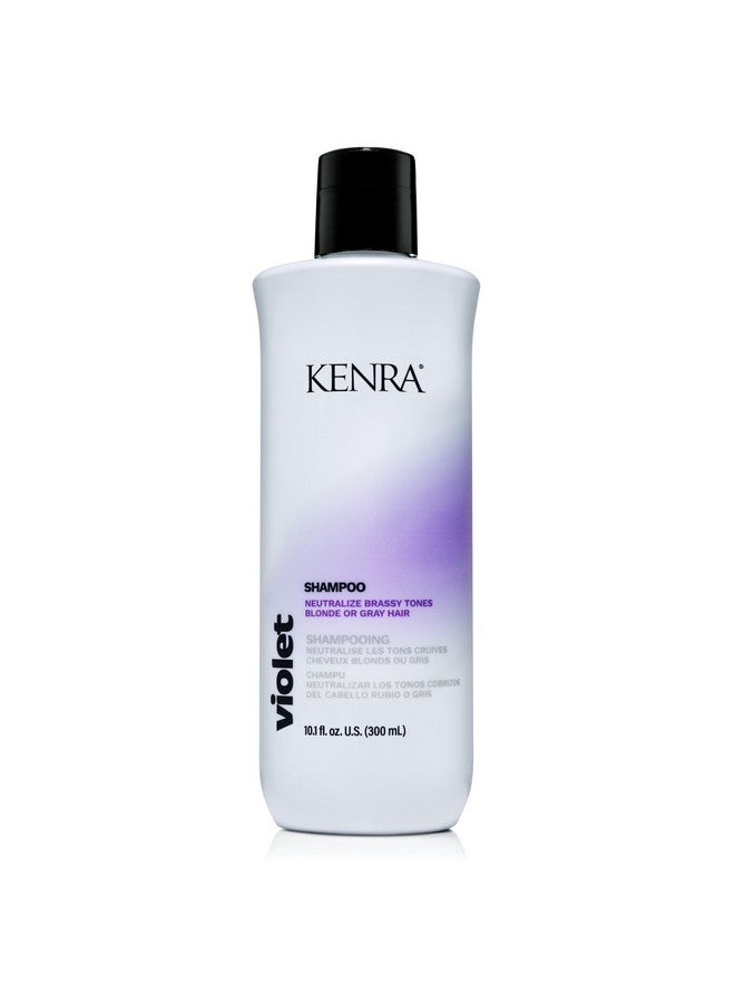 Violet Shampoo Eliminates Brassy Tones Purple Pigment + Deposit Neutralizes Yellow Moisturizes Processed Hair Enhances Vibrancy Of Blonde Or Gray Hair Color Safe 10.1 Fl. Oz.