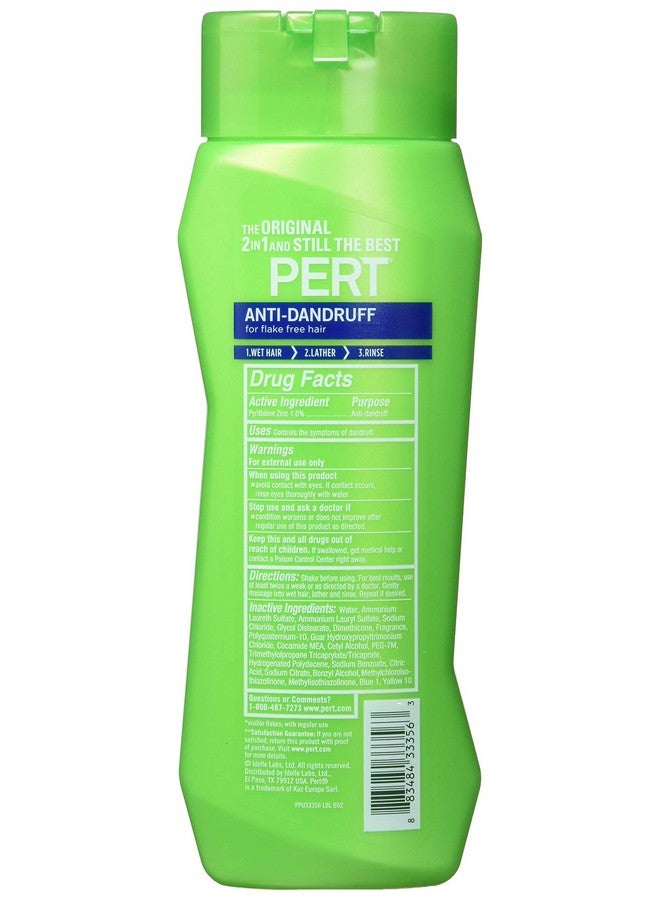 Plus Dandruff Control Pyrithione Zinc For Flake Free Hair 2 In 1 Shampoo Unisex 13.5 Ounce