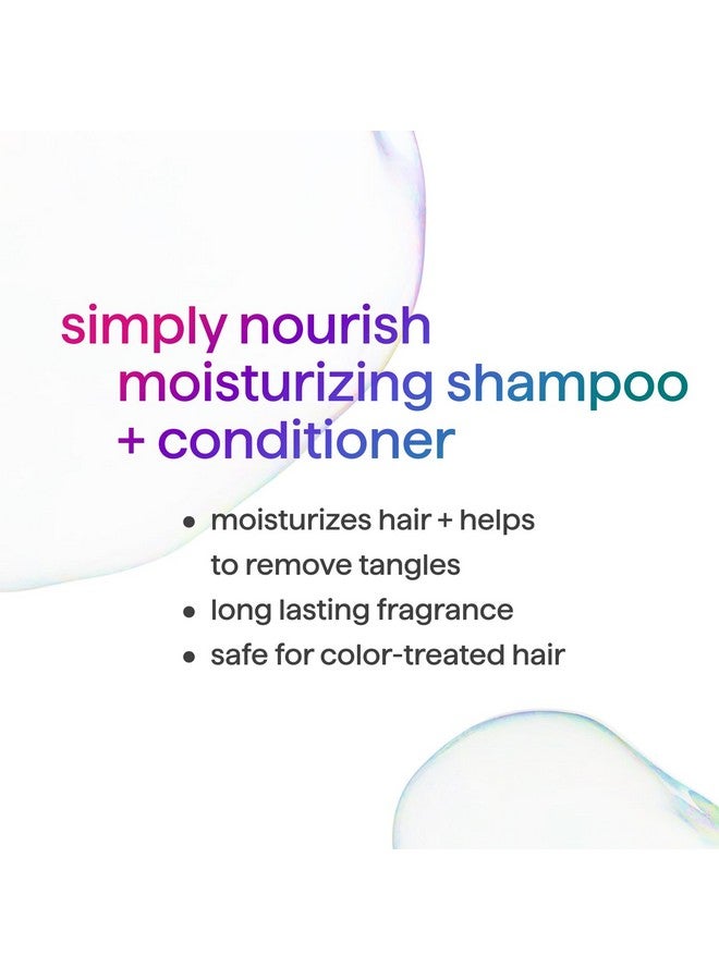 Moisturizing Shampoo Simply Nourish With Shea Butter Coconut And Rice Milk Scent Notes Paraben And Sulfate Free 14 Oz (Pack Of 1)