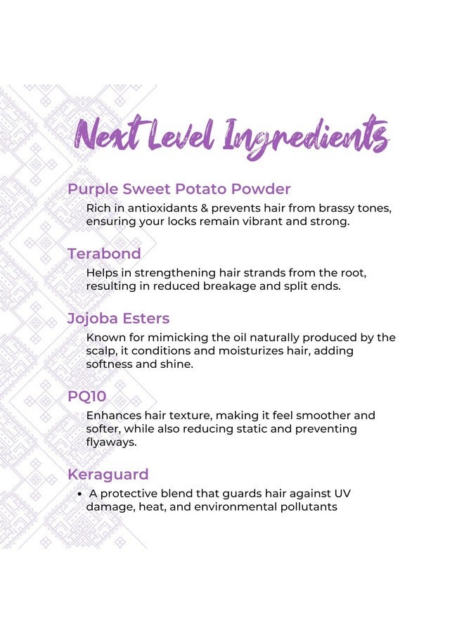 Purple Conditioner Bar Handcrafted With Longsheng Rice Water & Natural Ingredients Hair Toner For Blonde Hair Neutralizes Brassy Tones In Blonde Hair