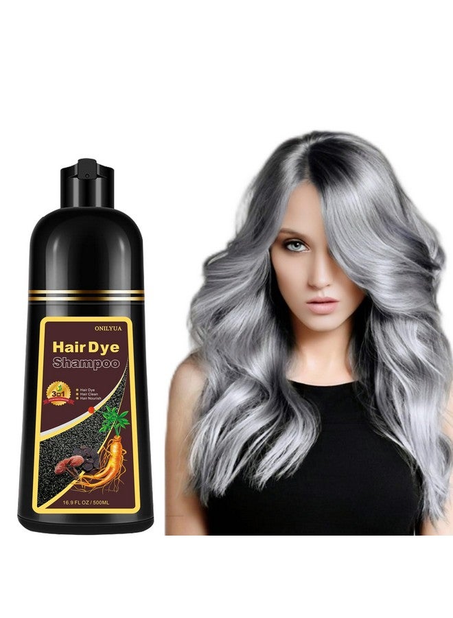 Instant Silver Gray Hair Color Shampoohair Dye Shampoo 3 In 1 For Women Menlong Lasting Silver Hair Shampooshampoo Hair Dye Colors In Minutessilver Hair Color Easy To Use